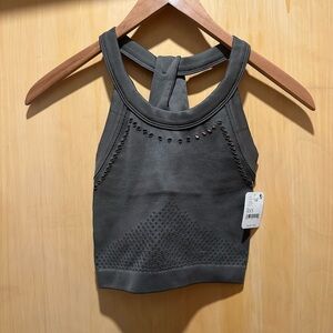 Stylish Gray Halter Top